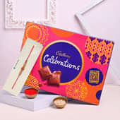 Rakhi With Cadbury Chocolate celebration